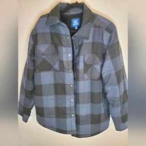 Fleece lined shacket